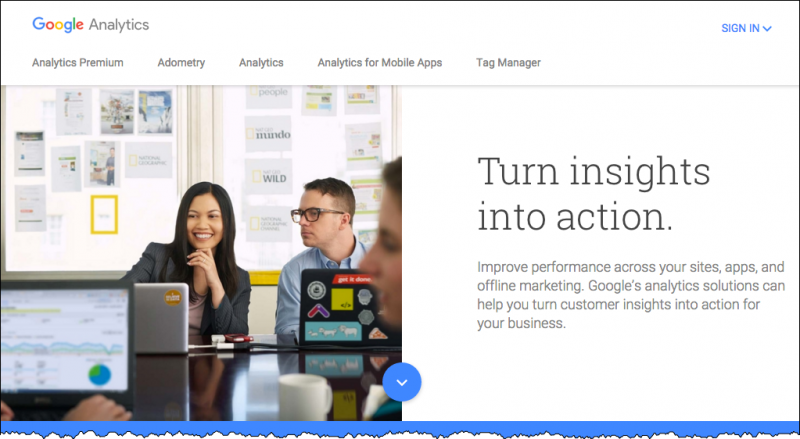 Google Analytics Home