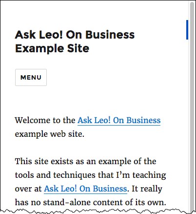Ask Leo! On Business - Example Site