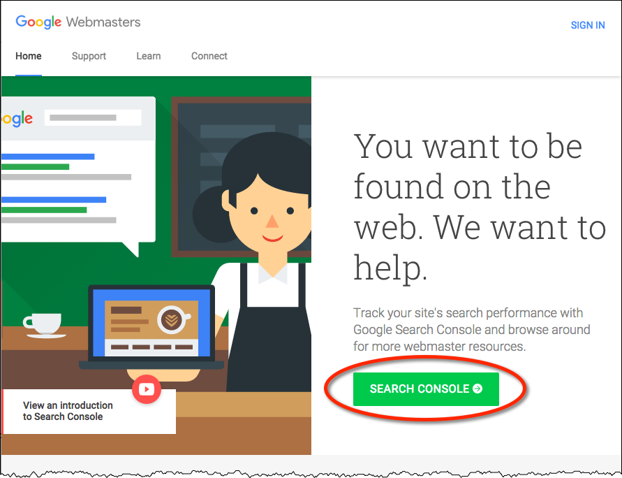 Google Webmaster Tools Portal