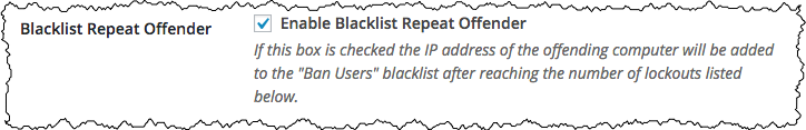 Blacklist Repeat Offender