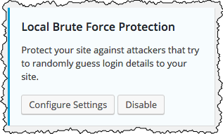 Local Brute Force Protection