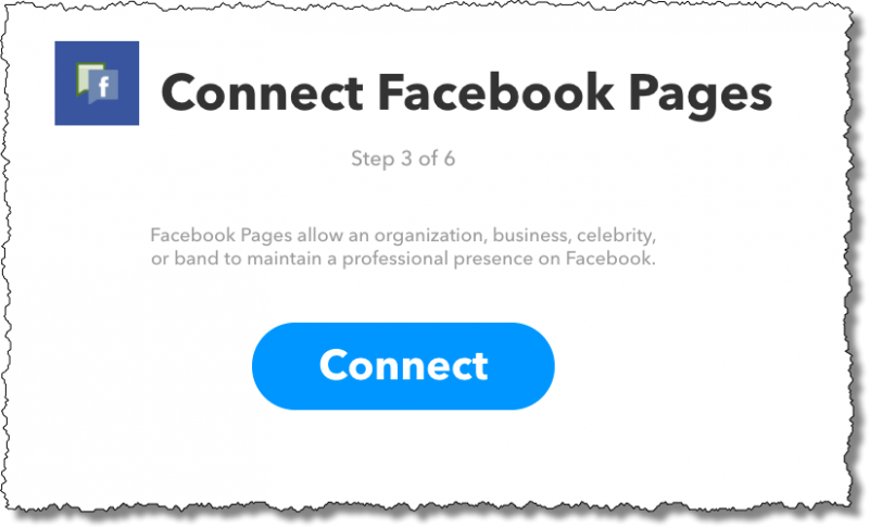 IFTTT: Connect Facebook Pages