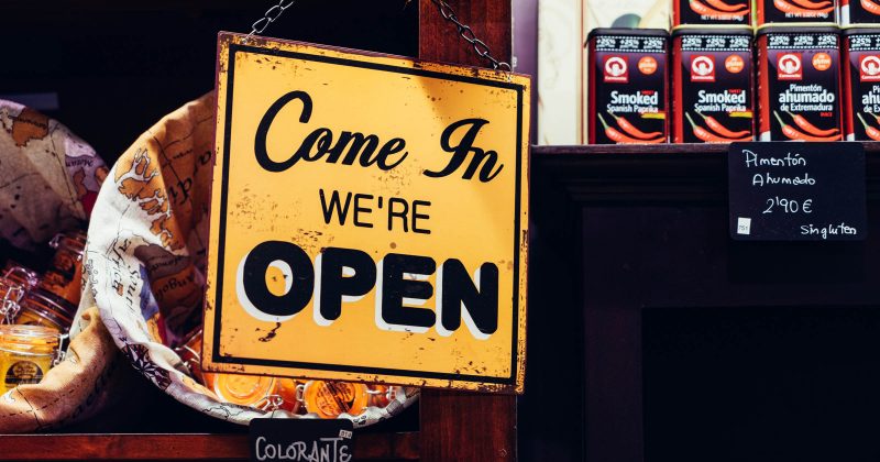 Come In! We're Open!